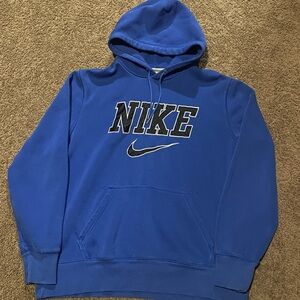 Nike Men's Blue Hoodie Sweater size L